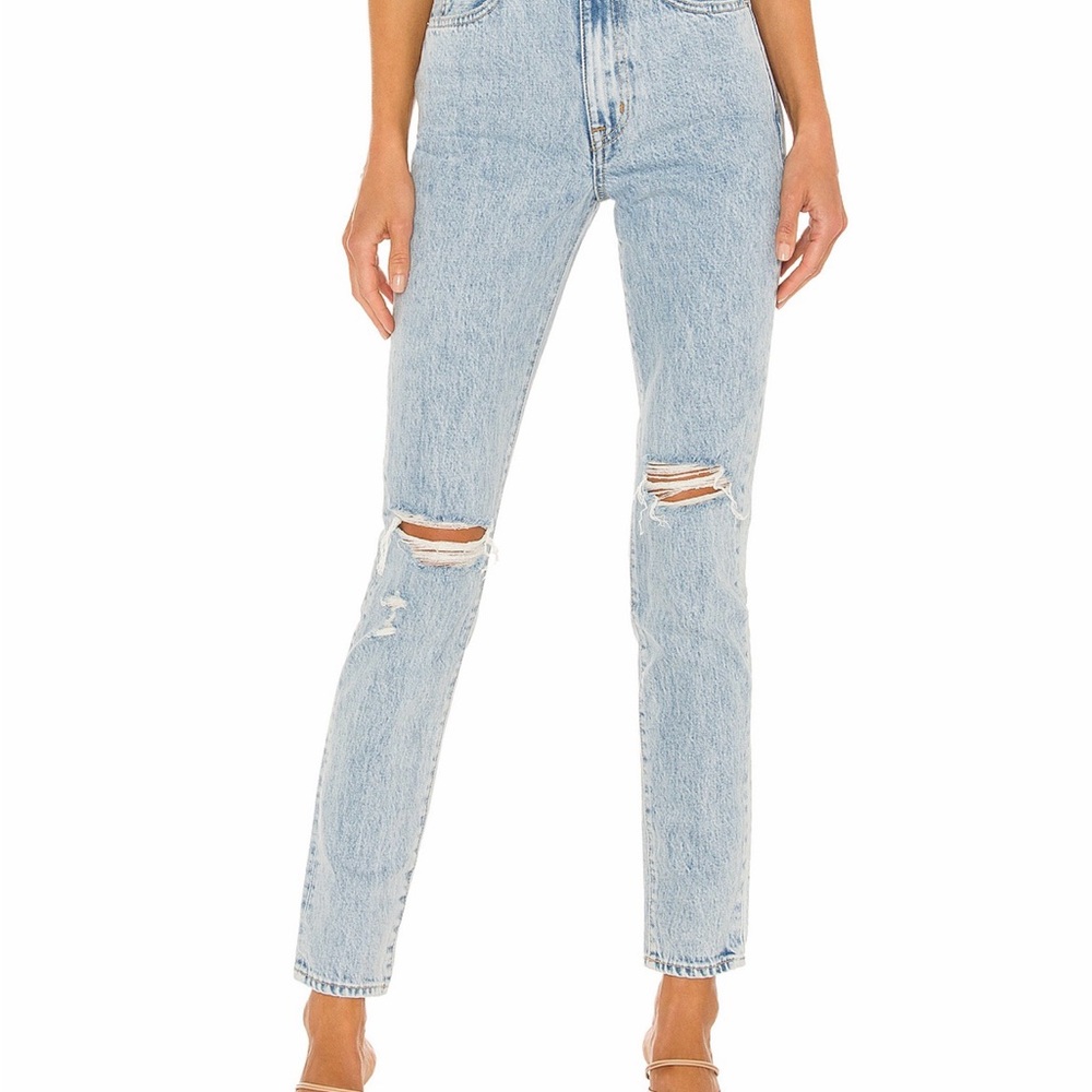 SLVRLAKE Light Blue Straight Leg Jeans